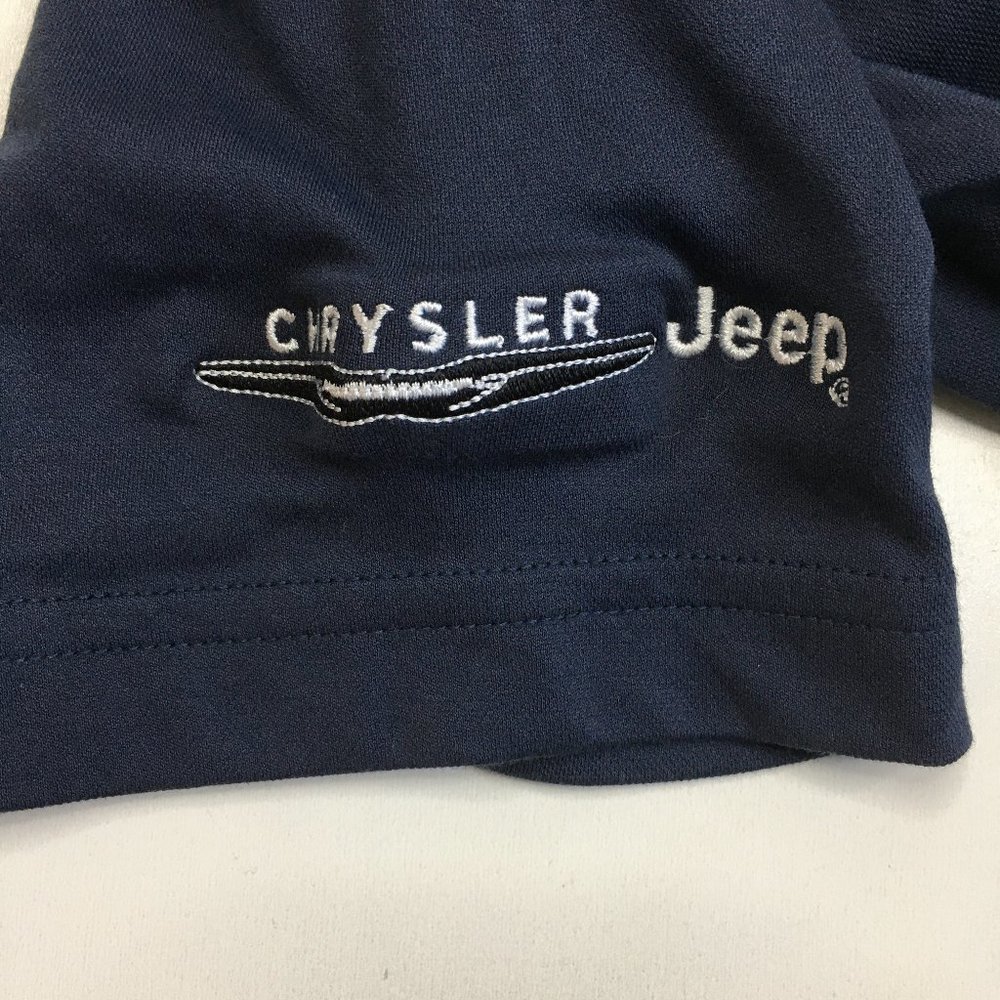 TRAVIS MATHEW Dark Blue Dodge Ram Chrysler Jeep Embroidery Short Sleeve Shirt - Picture 8 of 12